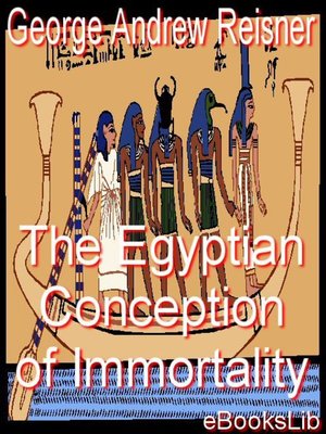 cover image of The Egyptian Conception of Immortality